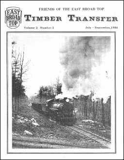 Timber Transfer Cover: Vol. 03, No. 3 (Jul/Sep 1986)