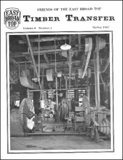 Timber Transfer Cover: Vol. 04, No. 1 (Spring 1987)