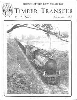 Timber Transfer Cover: Vol. 05, No. 2 (Summer 1988)
