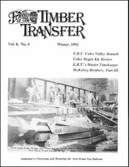 Timber Transfer Cover: Vol. 08, No. 4 (Winter 1991)
