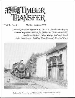 Timber Transfer Cover: Vol. 09, No. 4 (Winter 1992)