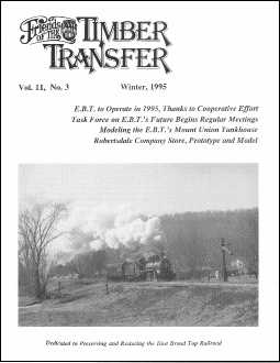 Timber Transfer Cover: Vol. 11, No. 3 (Winter 1995)