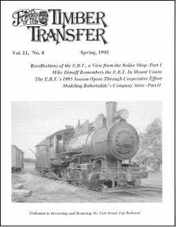 Timber Transfer Cover: Vol. 11, No. 4 (Spring 1995)