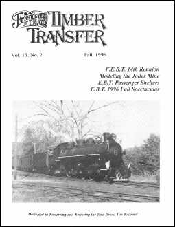 Timber Transfer Cover: Vol. 13, No. 2 (Fall 1996)