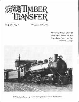 Timber Transfer Cover: Vol. 13, No. 3 (Winter 1997)