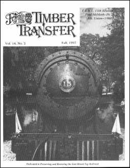Timber Transfer Cover: Vol. 14, No. 2 (Fall 1997)