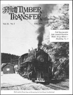 Timber Transfer Cover: Vol. 15, No. 2 (Fall 1998)