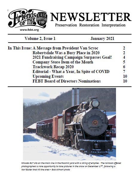 Jan 2021 FEBT Newsletter Cover