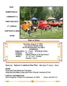 4th Annual Robertsdale Community and Heritage Days - Car Show