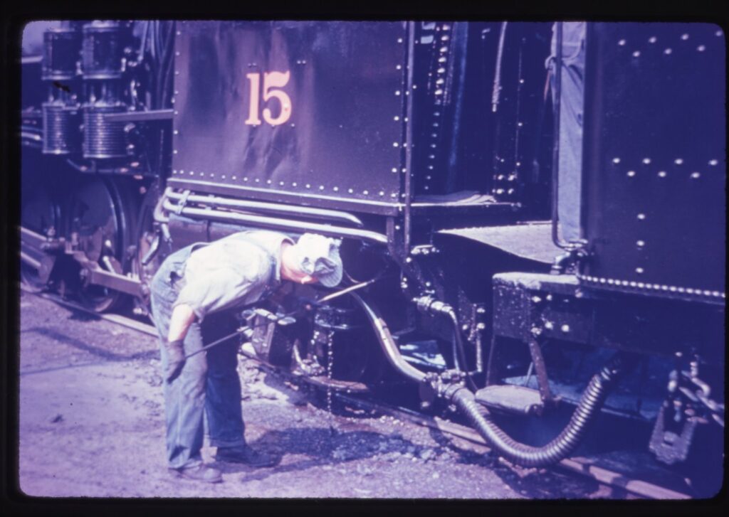 EBT Locomotive #15 in operation - Photo from the EBT Archives collection