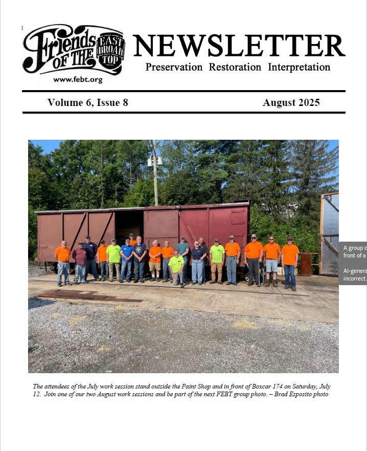 FEBT Newsletter - V6 I08 - August 2025