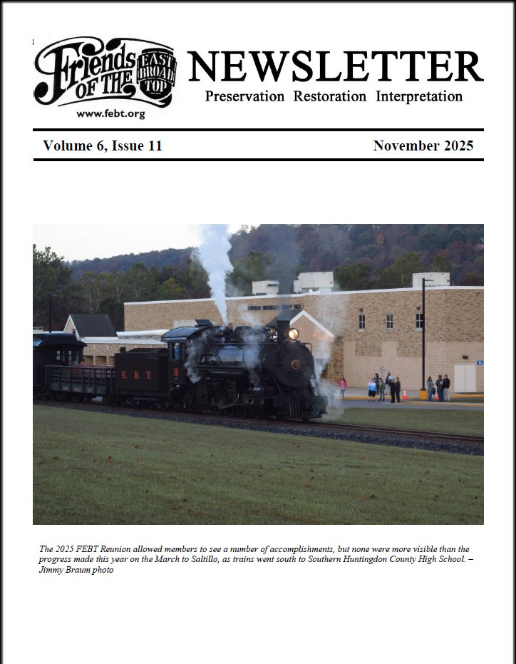 FEBT Newsletter - V6 I11 - November 2025