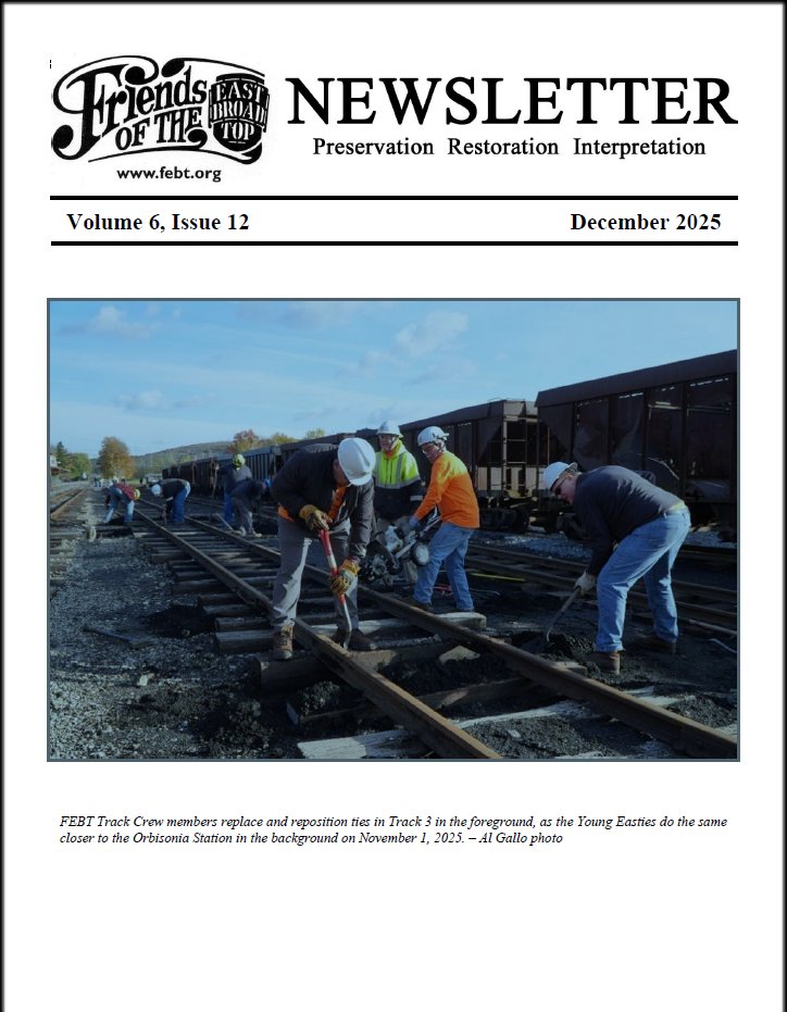 FEBT Newsletter - V6 I12 - December 2025