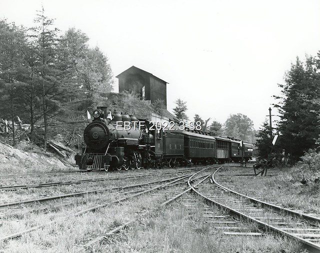 Engine 15 near the coal dock. EBT Foundation, Inc. Bob Pennisi Collection. All Rights Reserved.